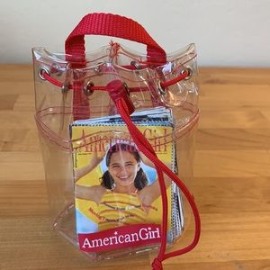 American Girl Doll Clear Plastic Backpack